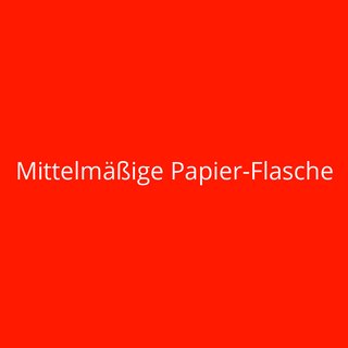 Mittelmige Papier-Flasche