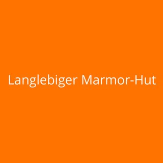 Langlebiger Marmor-Hut