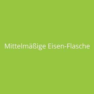 Mittelmige Eisen-Flasche