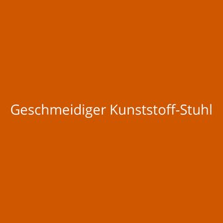 Geschmeidiger Kunststoff-Stuhl