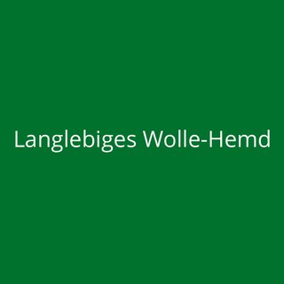Langlebiges Wolle-Hemd