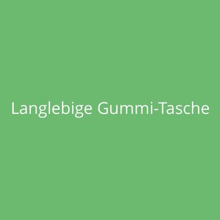 Langlebige Gummi-Tasche