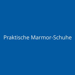 Praktische Marmor-Schuhe