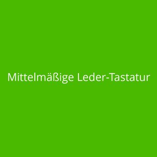 Mittelmige Leder-Tastatur